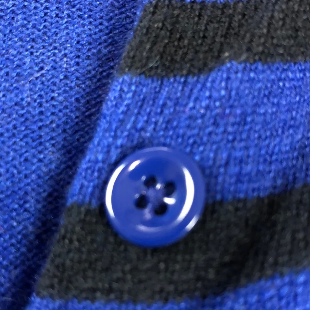 Gap XS Striped Cardigan with Sequin Sleeve Stripes - Image 3