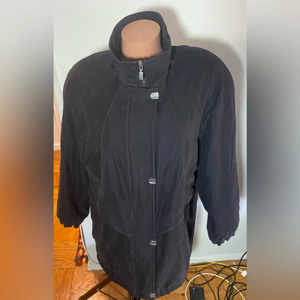 Avenue Women's Black Puffer Coat Size 14/16 - Image 5