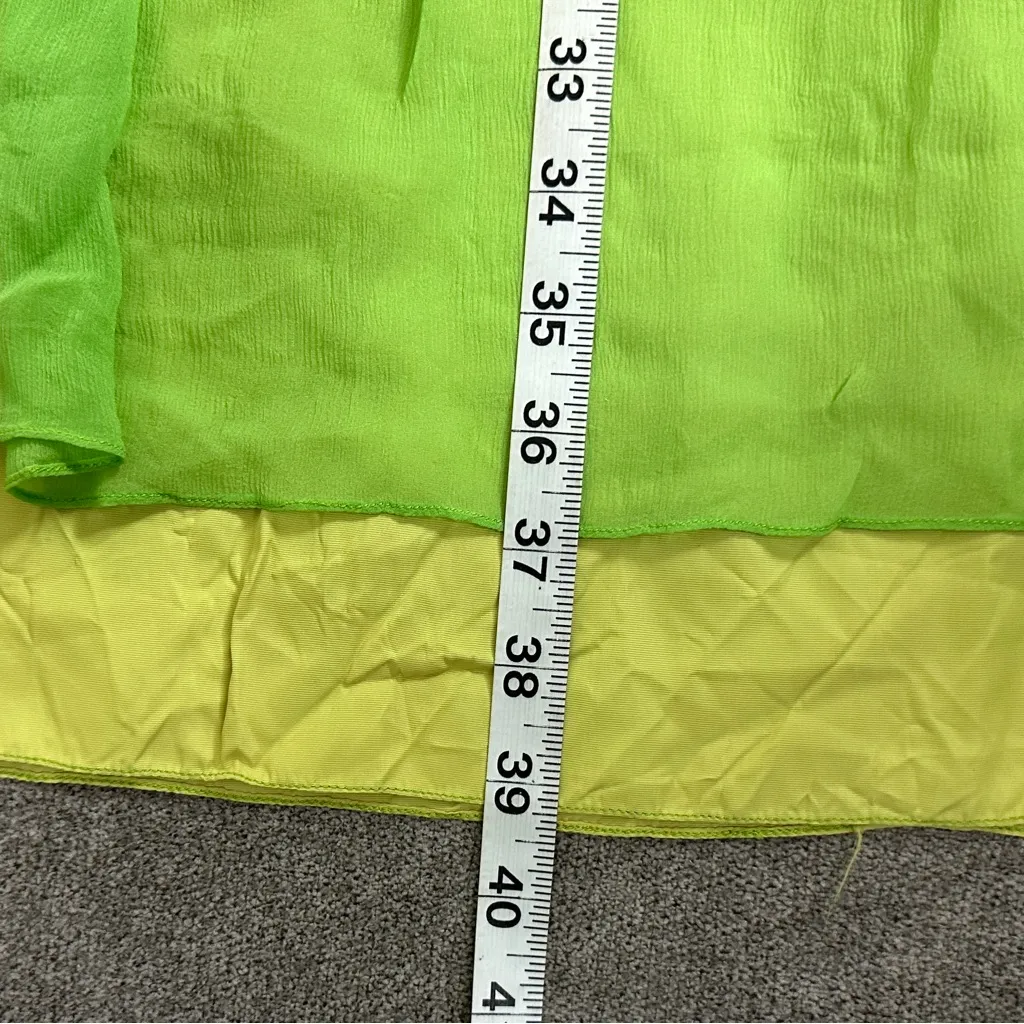 VINTAGE Bright Green Dress - Image 14