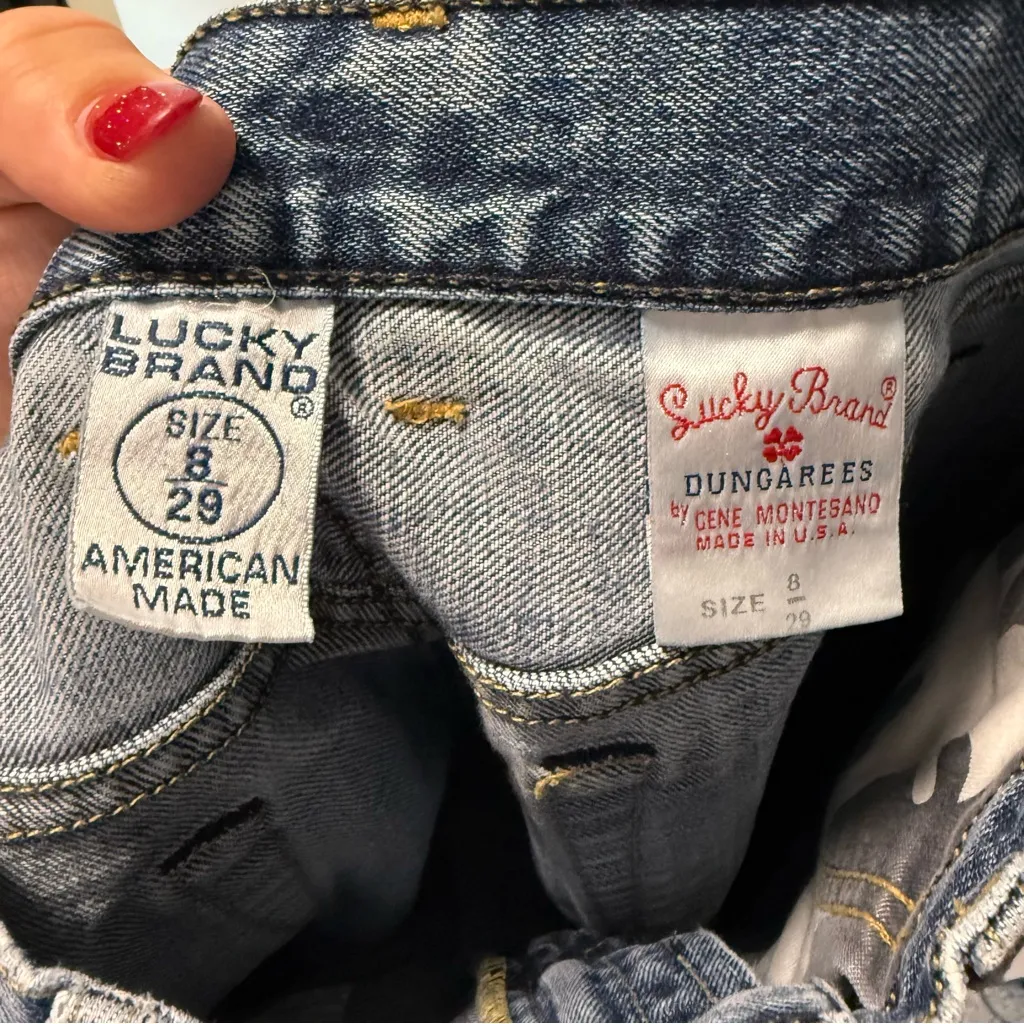 Vintage Y2K Lucky Brand Women's 204 Longline Bootleg Bootcut Jean Light Wash 29‎ - Image 6