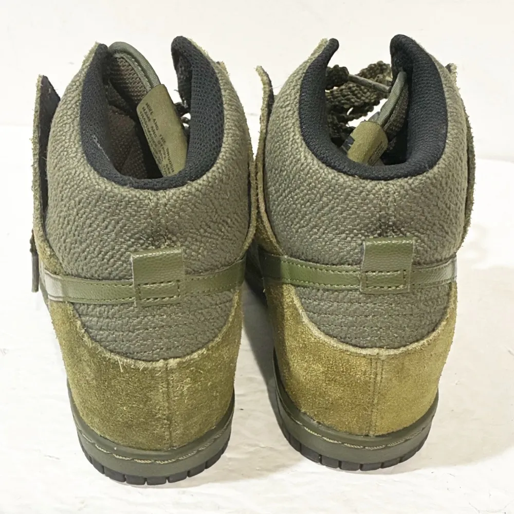 Nike Dunk Sky Hi Womens Size 6.5 High Forest Green Black Hidden Wedge Sneaker - Image 4