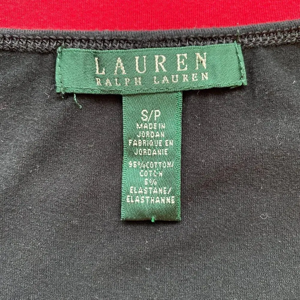 Lauren Ralph Lauren Size Small Sleeveless Bodycon Colorblock Stretch Midi Dress - Image 16