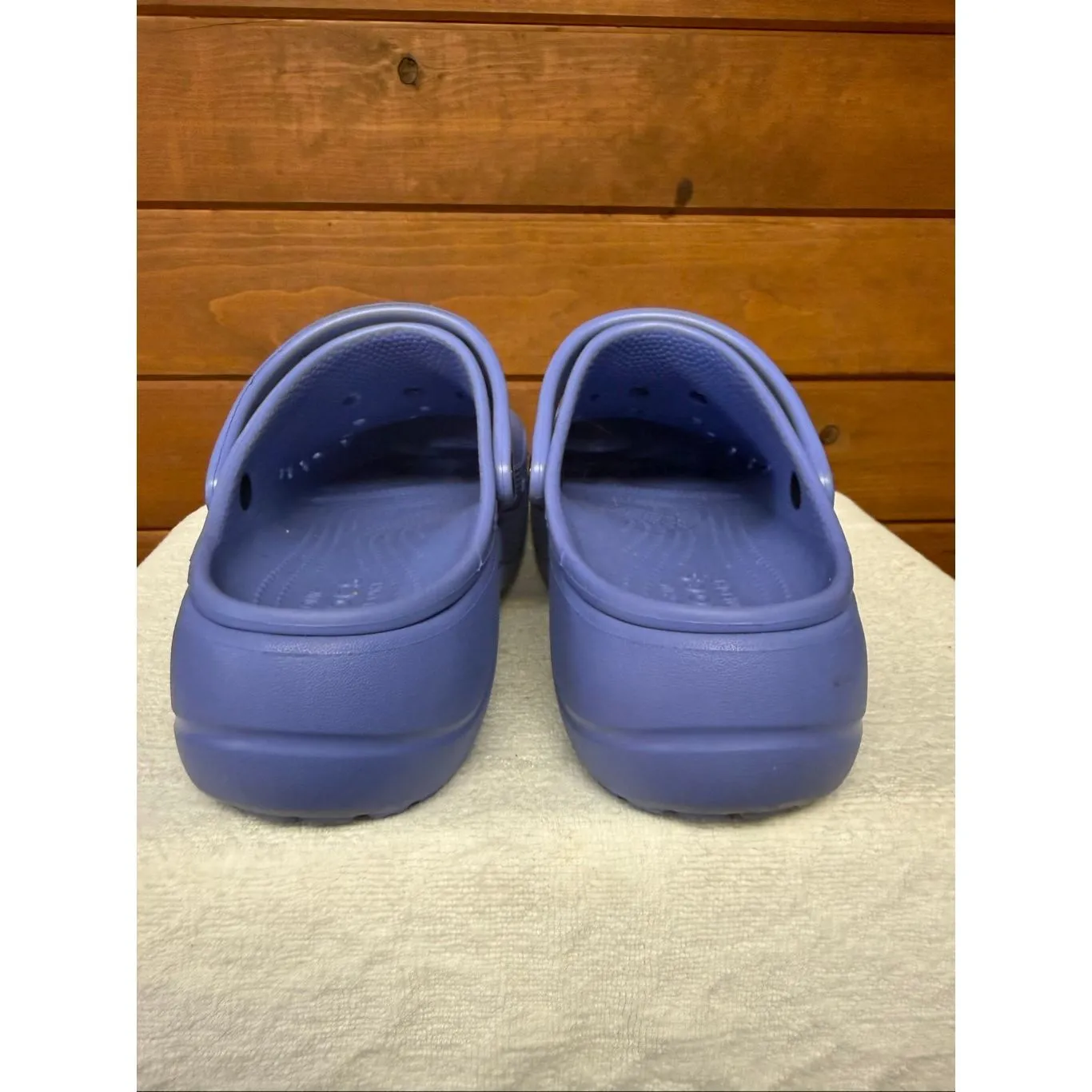 Crocs Womans Baya Platform Clogs purple Sz 11 - Image 3