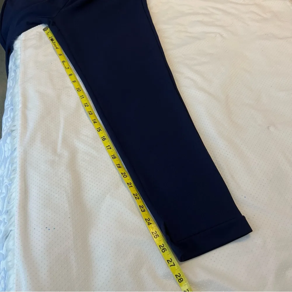 Shein Navy Blue Pull on Casual Dress Pants Slacks Women’s Size Large 27” inseam - Image 9