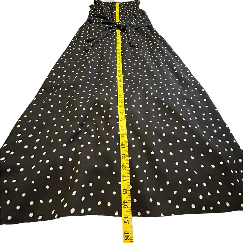 Gorgeous Virgo Petite Black and White Polka Dot Dress - Image 7