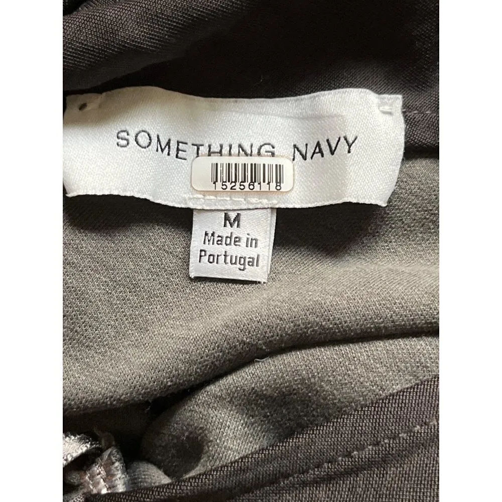 Something Navy One Shoulder Gown in Black Medium Womens Long Maxi Dress - Image 7