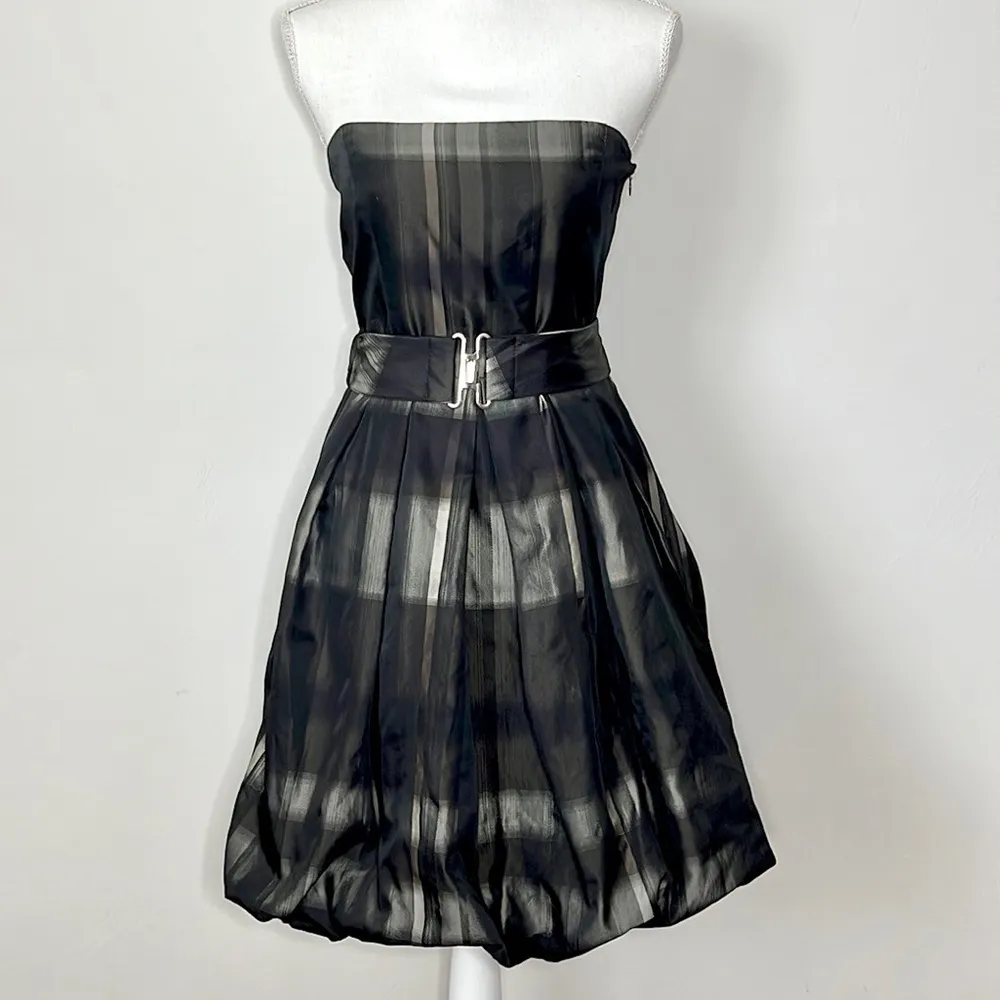Zara Plaid Party Dress - Image 2