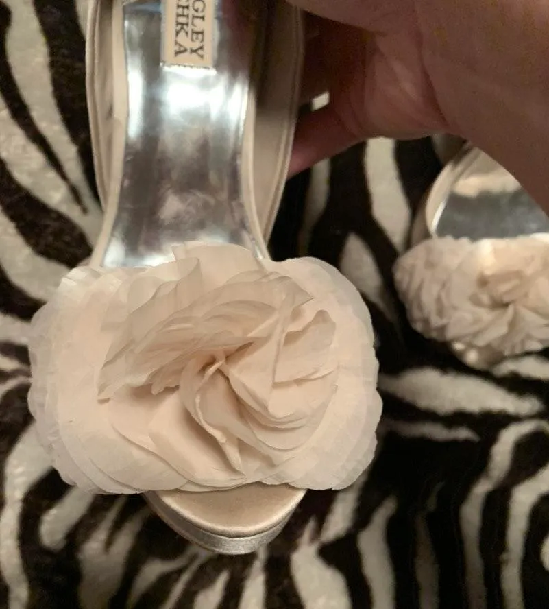 Rosette D’Orsay Silk Pumps - Image 2