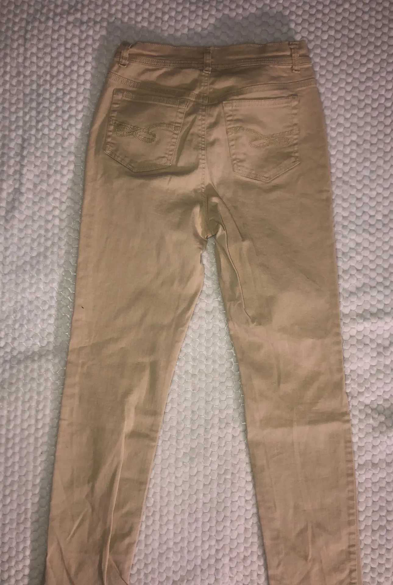 Beige Skinny Jeans Tan Size 6P - Image 2