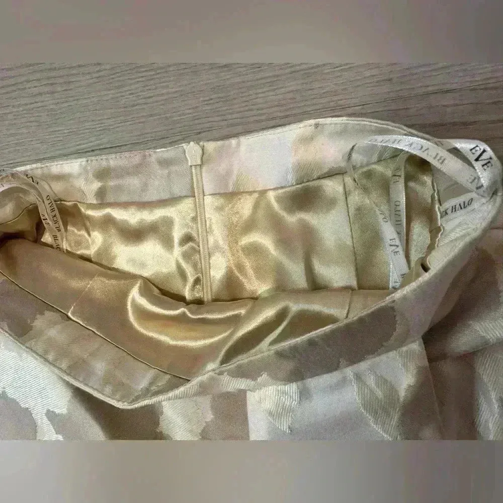 Black Halo Eve Laurel Berman Mermaid‎ High Waisted Ruffle Bodycon Maxi Skirt - Image 4