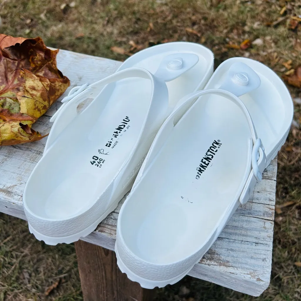 Birkenstock White Sandals - Image 2
