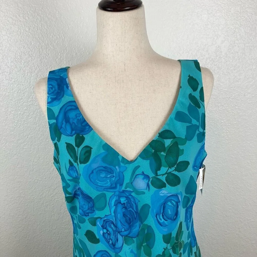 Y2K Vintage Rabbit Granny floral asymmetrical V - Image 6