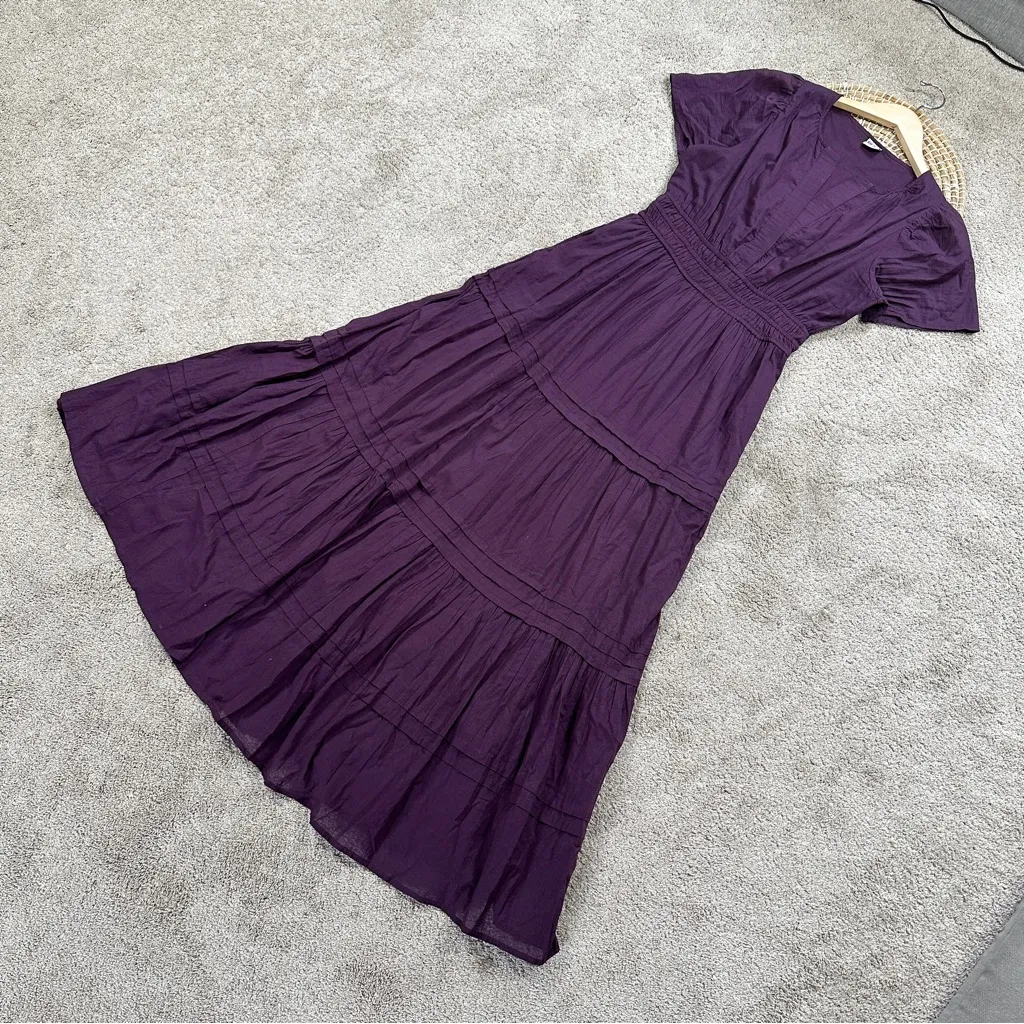 Bila77 Women’s Kelsey Maxi Dress Sleeveless Smocked Tiered V - Image 3