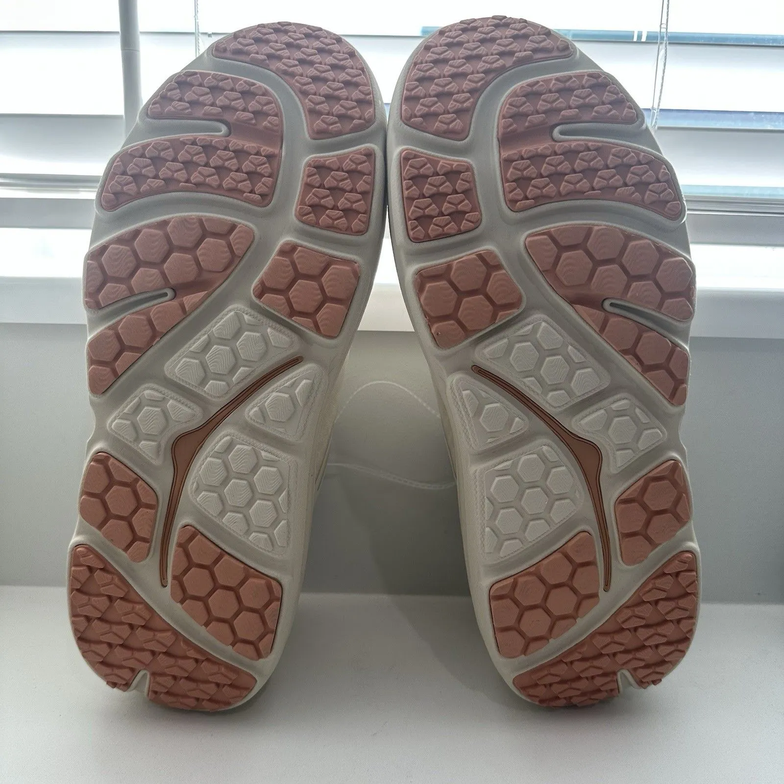 HOKA U Bondi B3 Oat Milk W 14/M 13 Sneaker Cushioned Mesh Activewear Casual Run - Image 10