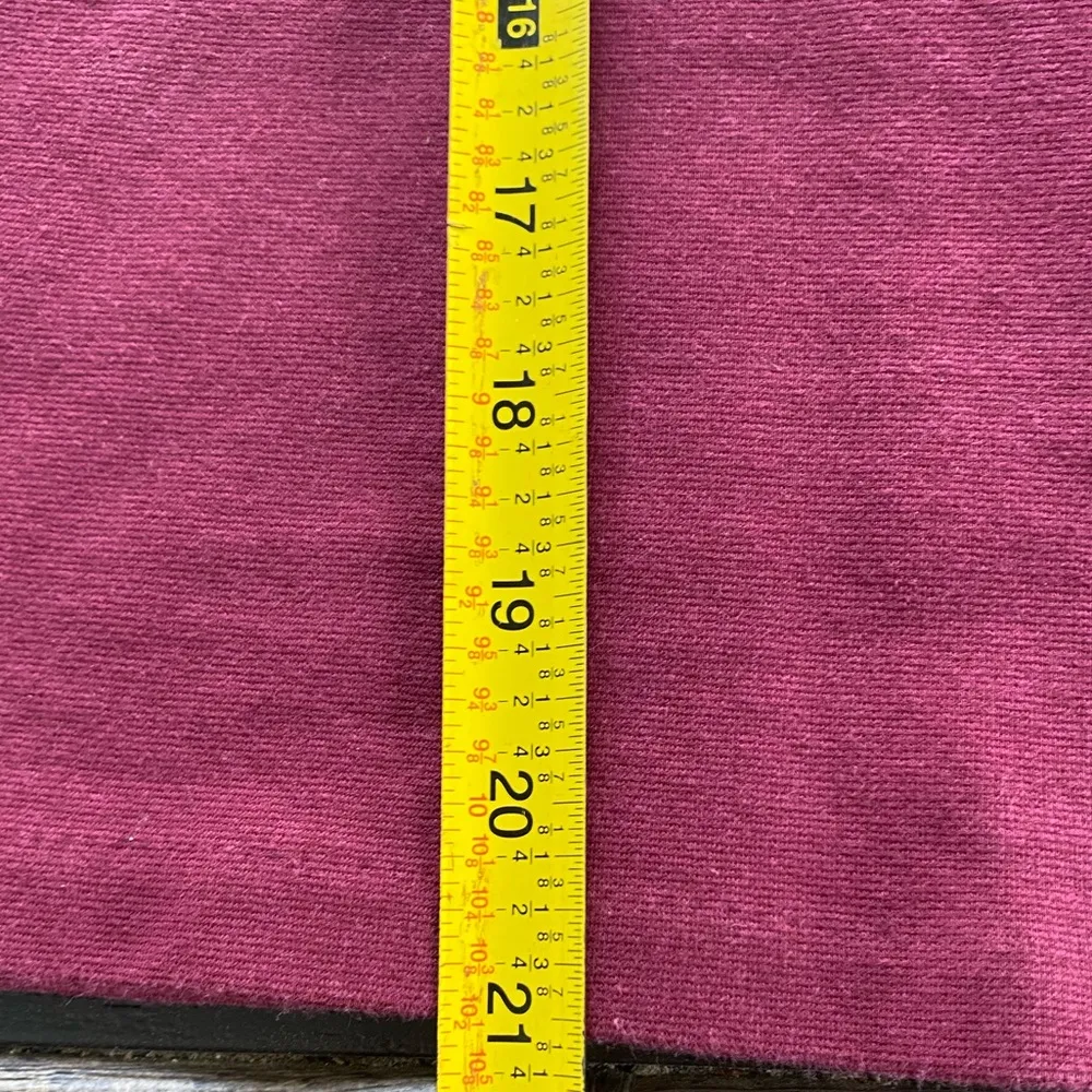 Old Navy Cranberry Red Pencil Skirt Elastic Waist Business Casual Women’s Medium - Image 4