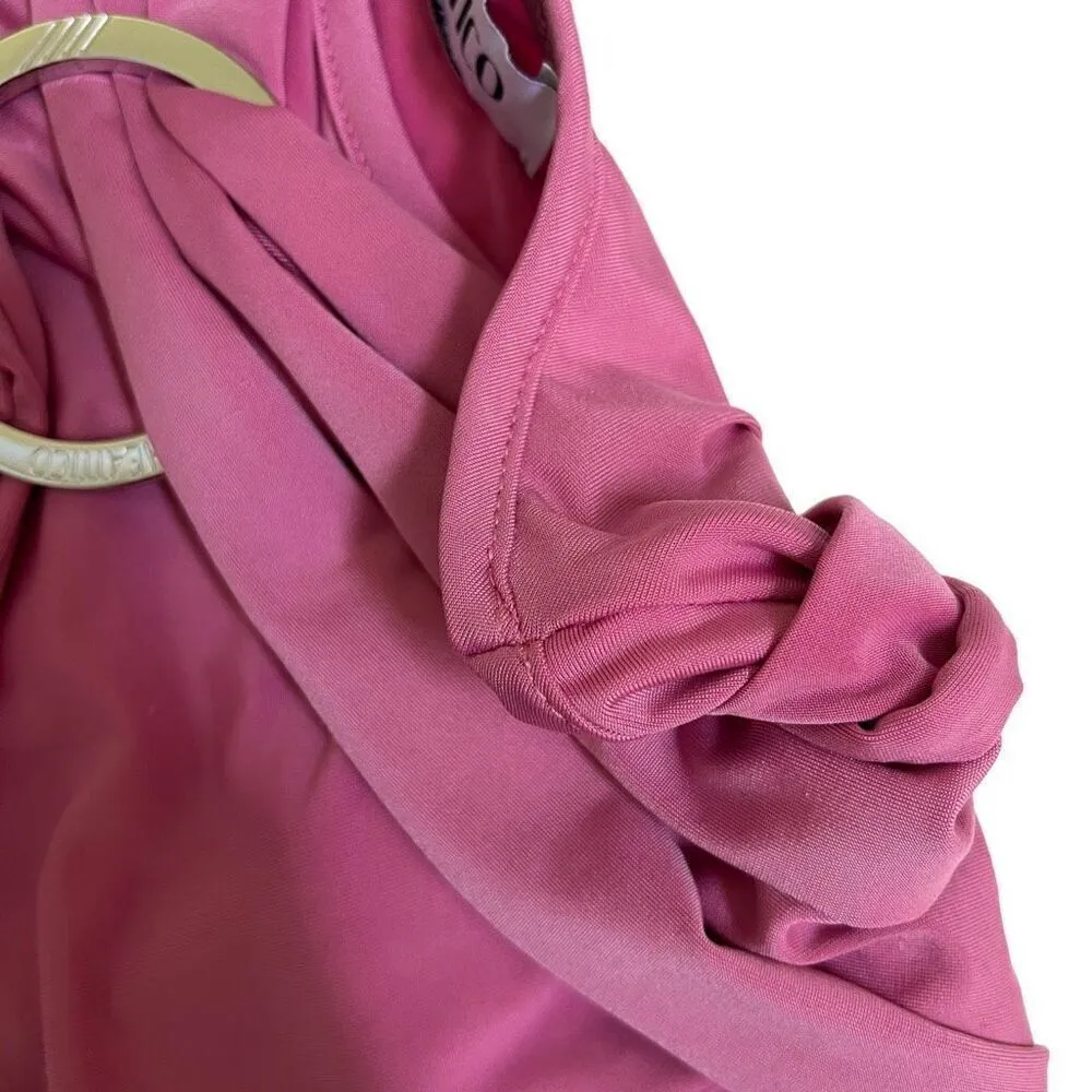 THE ATTICO Fran Mini Dress in Shocking‎ Pink Size XS - Image 5