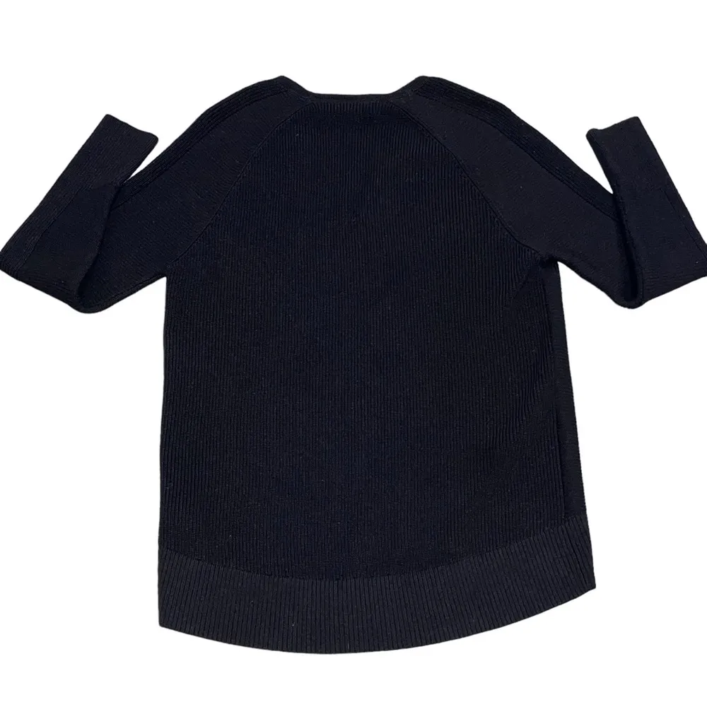 Athleta Black V-neck Hanover Sweater - Image 6