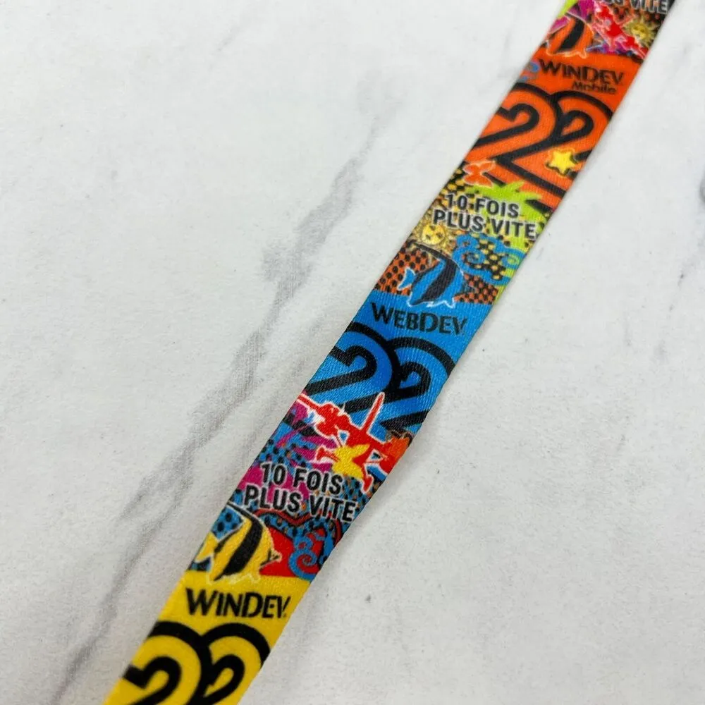 Windev 22 ID Badge Holder School Work Lanyard Necklace - Image 5