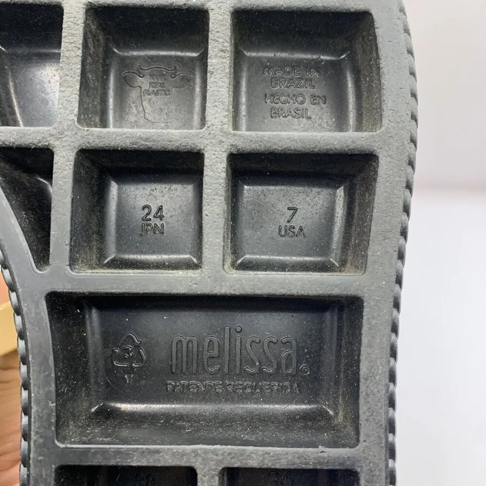 MELISSA - WOMENS CARIBE VERAO PLATFORM + SALINAS sandals size 7 E3 - Image 7