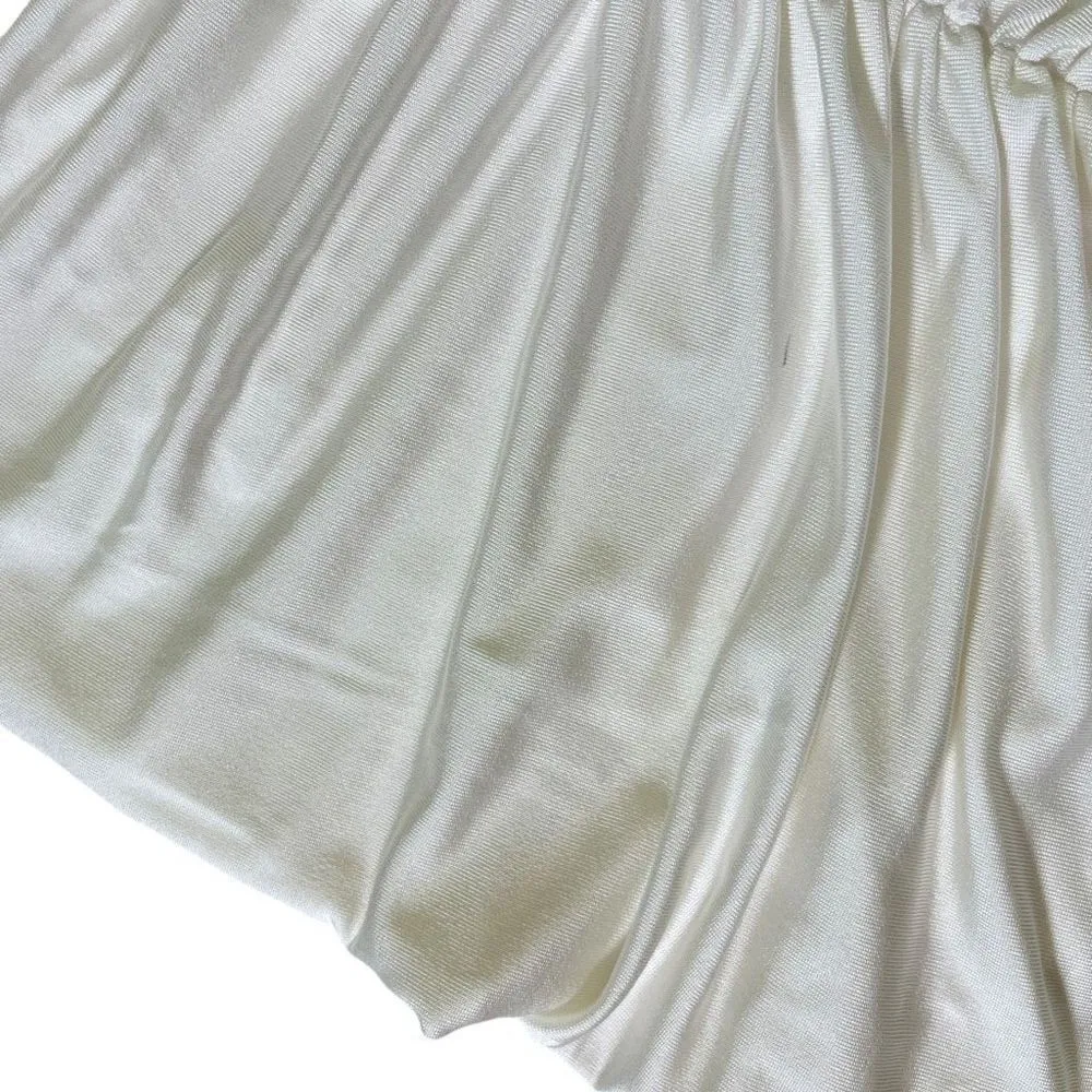 Magda Butrym One Shoulder‎ Top in Cream Size 8 - Image 8