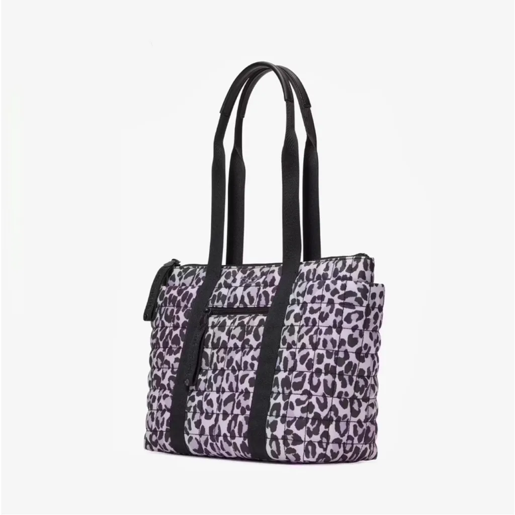 Kate Spade ♠️ | Camden Spotted Leopard Quilted ~ Violet Mist Tote - Image 5