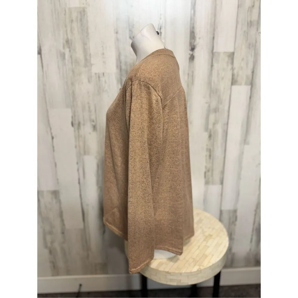 Forgotten grace brown sweater size 2XL Tan - Image 2