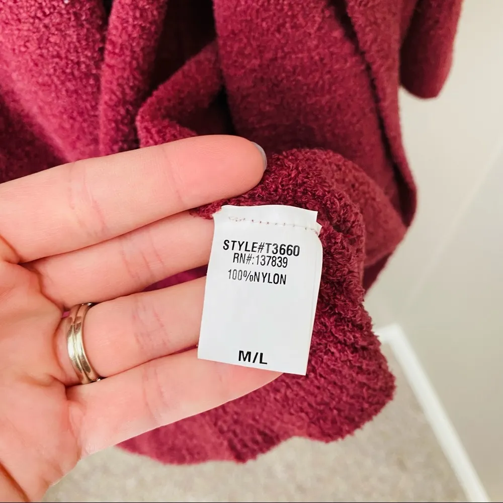 Altar'd State Open Front Cardigan Marron Sz M/L - Image 5