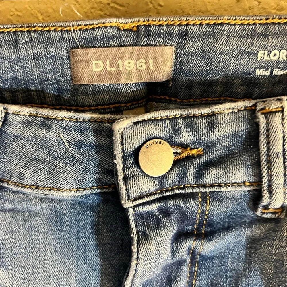 DL 1961 denim Florence cropped mid rise insta sculpt skinny sz 27 - Image 3