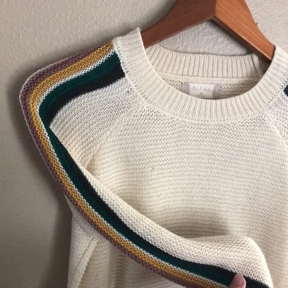 Altar’d State Over The Rainbow Crop Sweater Size Small Oversized - Image 5