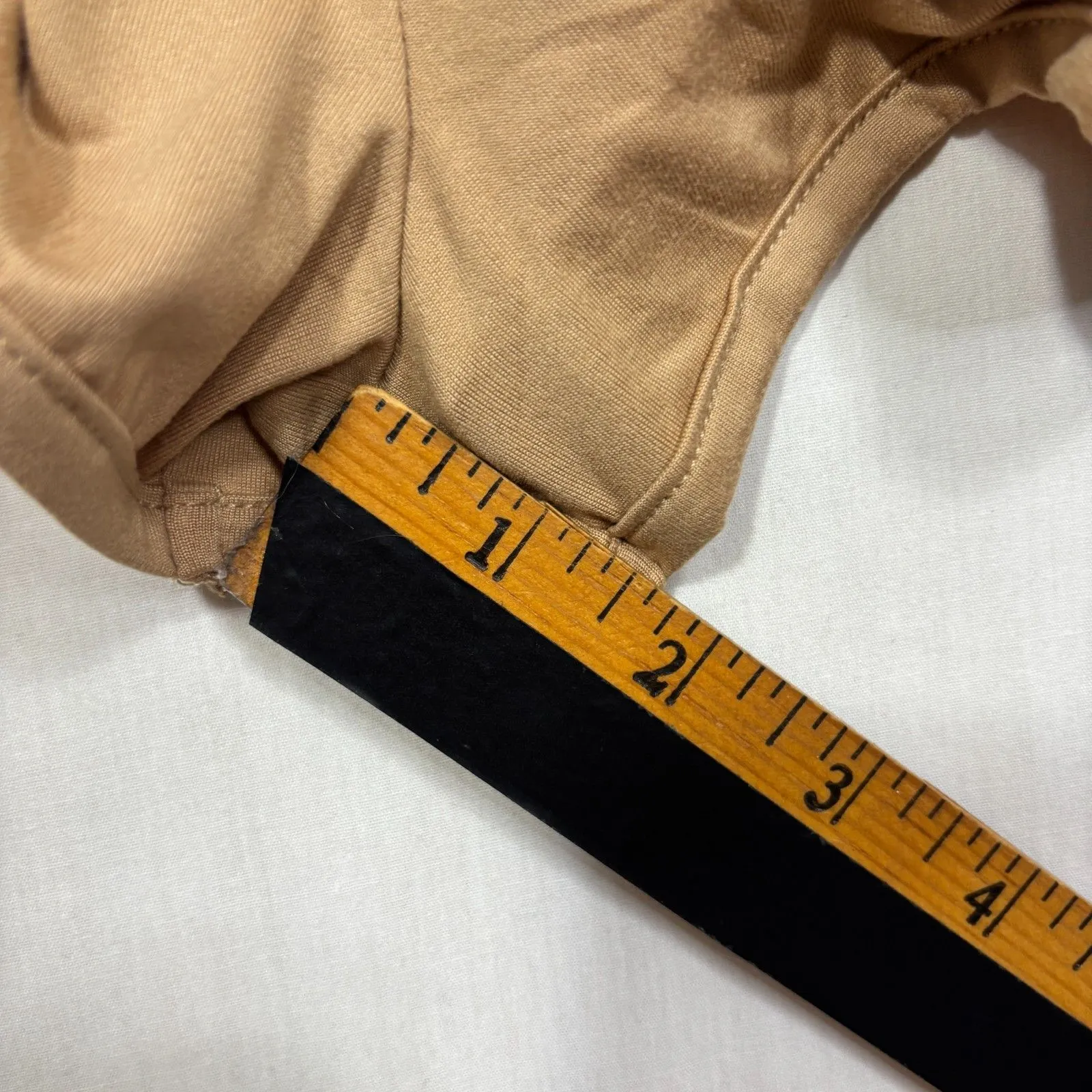 Ninexis Shorts Romper Womens XL NWT Tan 3/4 Sleeve Casual Clean Girl Classic - Image 8