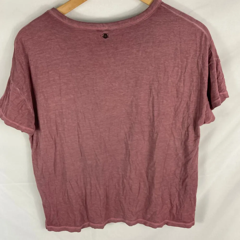 CALIA Boxy Fit Crop Heart Tshirt Size Small - Image 4