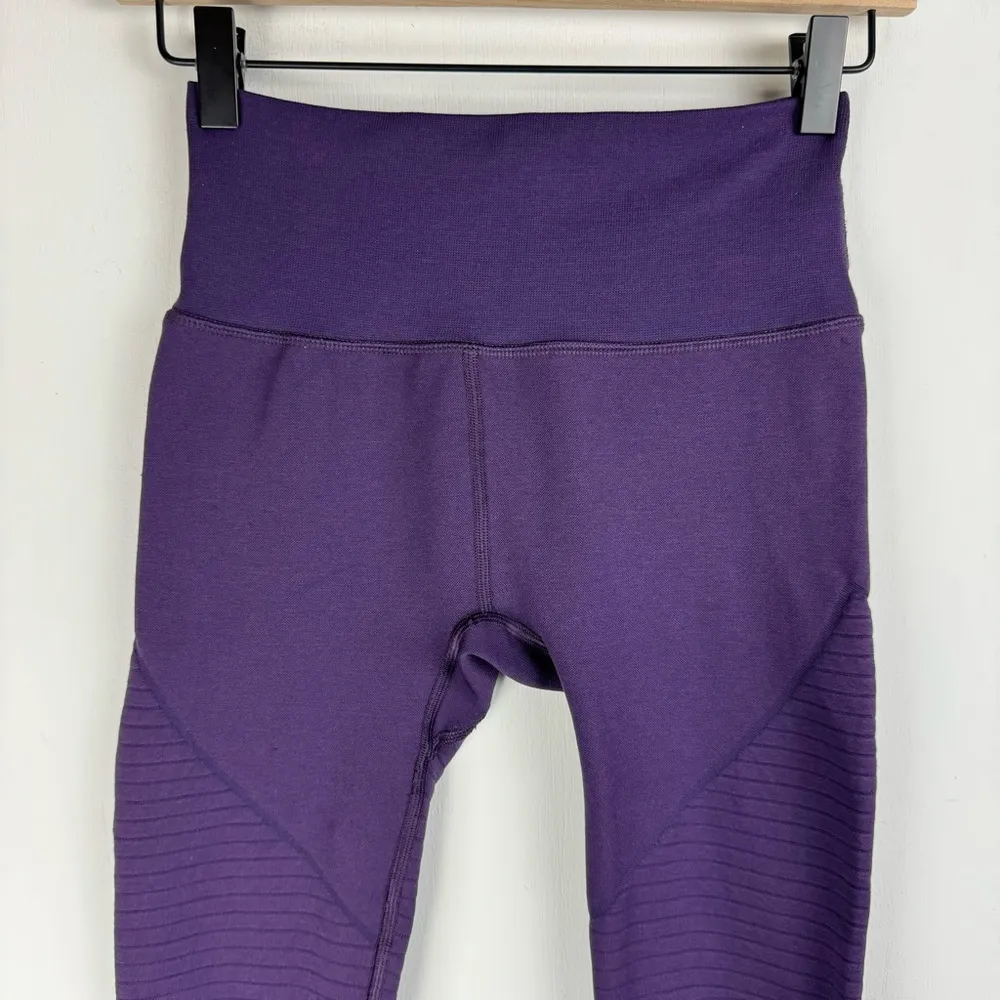 Alphalete OG Revival Leggings Purple Sz Small High Rise Athletic - Image 7