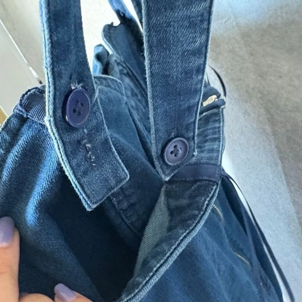 Anthropologie Porridge Rosette Denim Slim Mini Dresssize Small - Image 5