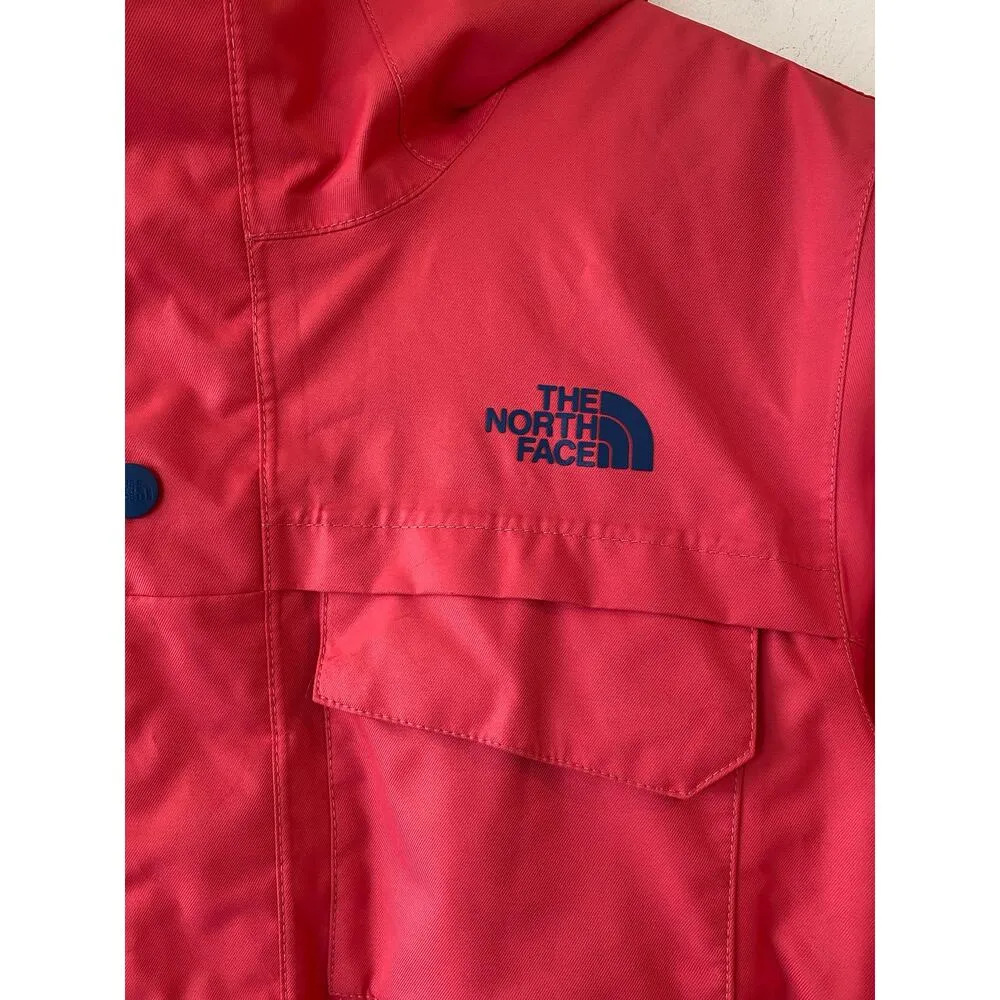The North Face Ricas Long Sleeve Zip Up Insulated Hooded Jacket Red Women's M - Image 4