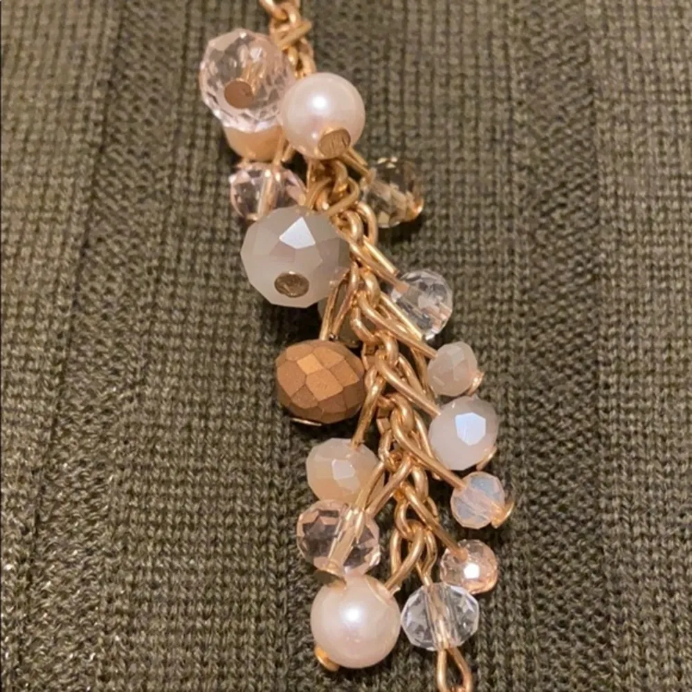 18” Long Beaded Crystal Mixed Drop Necklace NEW - Image 6