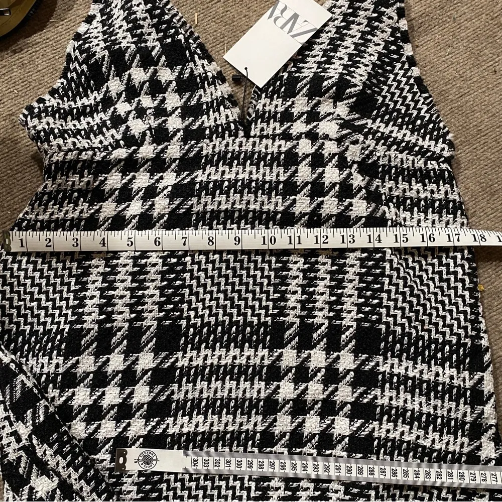 Zara tweed pinafore mini dress NEW - Image 12