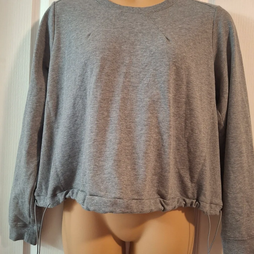 Super Soft By Torrid Sz 1 Gray Long Sleeve Sweatshirt - Image 7