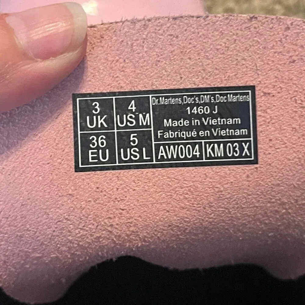 Dr. Martens Airwalk Pink Patent combat boots - Image 8