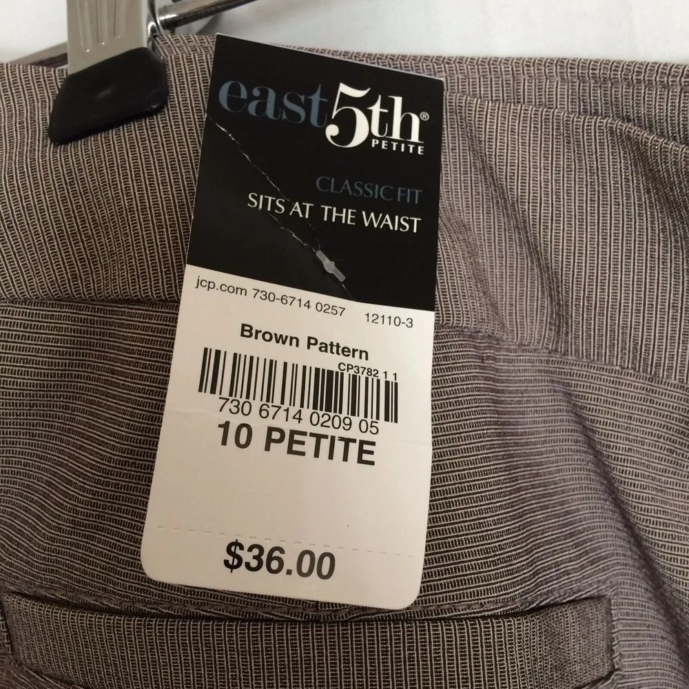 Avenue Women’s Capris Pants Size 10 Petite Crop  Classic Fit Business - Image 5