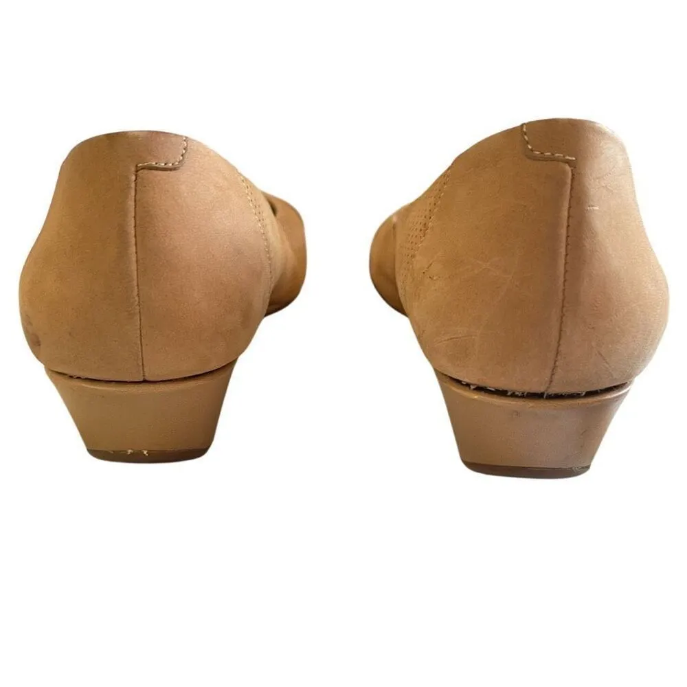 EASY SPIRIT Dalee Wedge Pumps in Breathable Natural Tan, Size 9.5‎ - Image 6