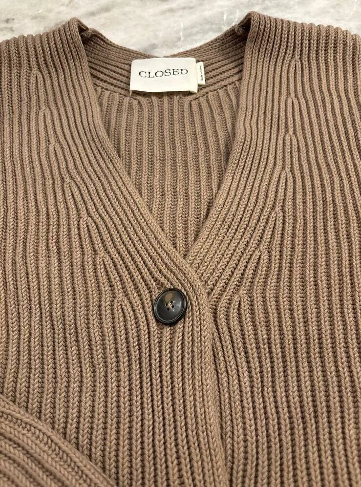 CLOSED Taupe Cardigan Tan - Image 7