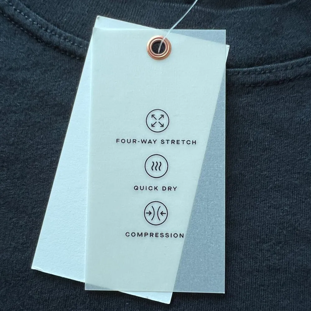 Good American Crop Top Black Size 1 XS Black - Image 9