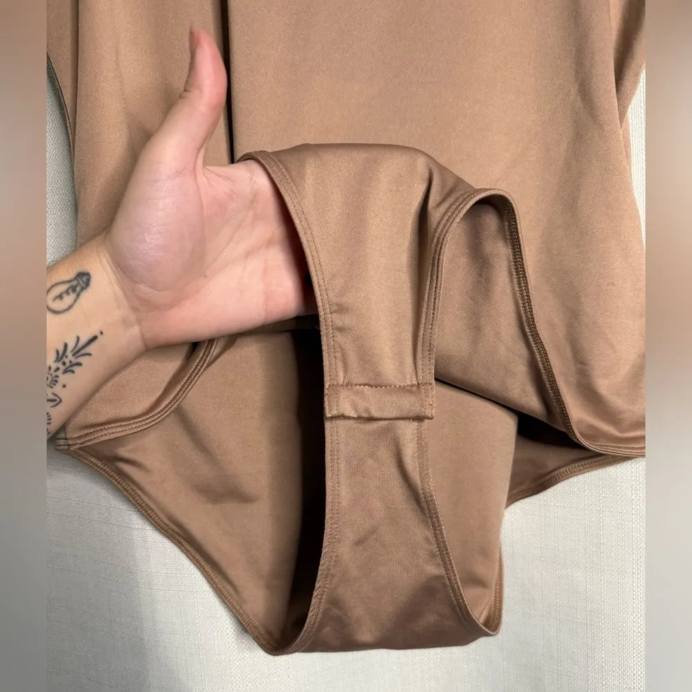 And Now This Light Tan Nude Tank Bodysuit Large - Image 6