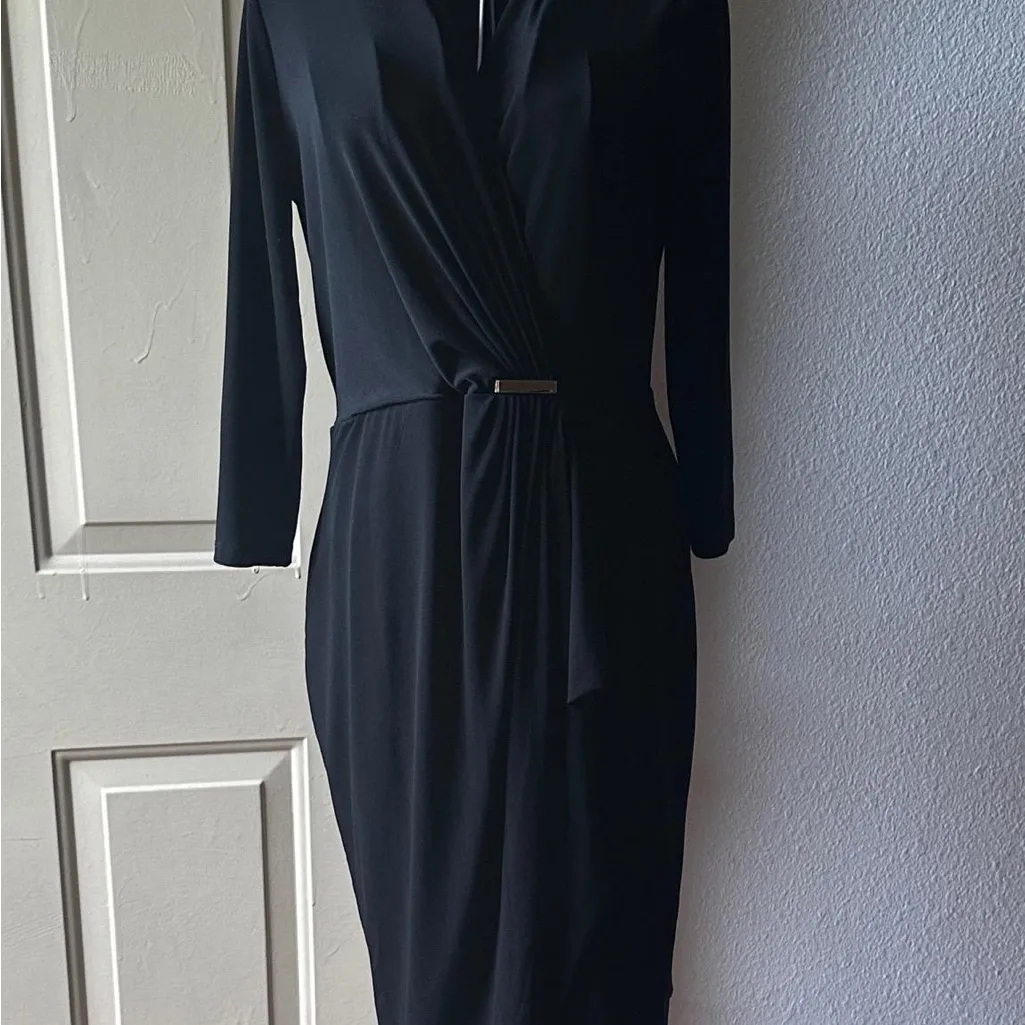Charter Club Black Long Sleeve Dress - Image 10