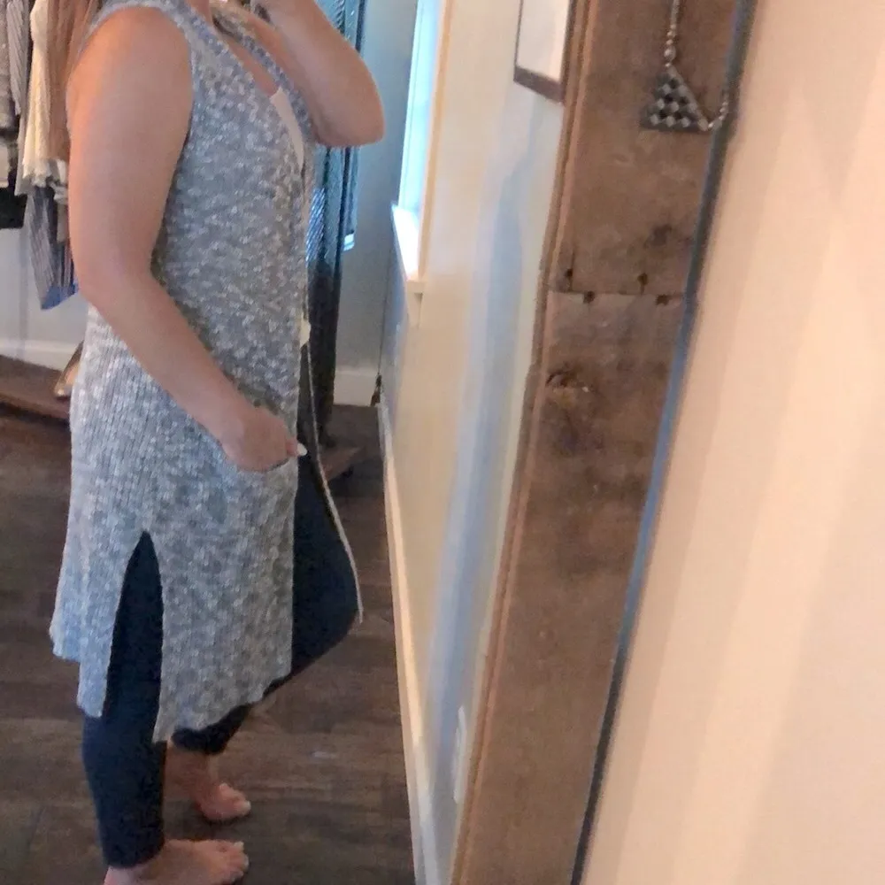 Medium marled knit cozy duster cardigan - Image 3