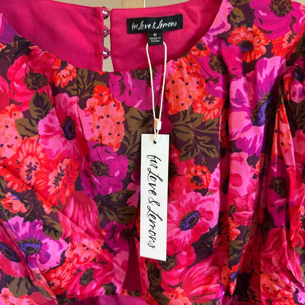 For Love & Lemons Lauren Cut Out Mini Dress NWT M – SOLD OUT Pink Stunner Size M - Image 4