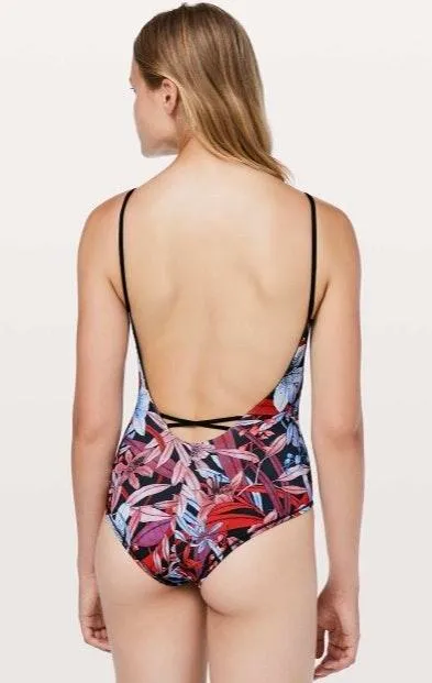 Lululemon Shoreline One Piece Lush Lillies Multi 6 - Image 3