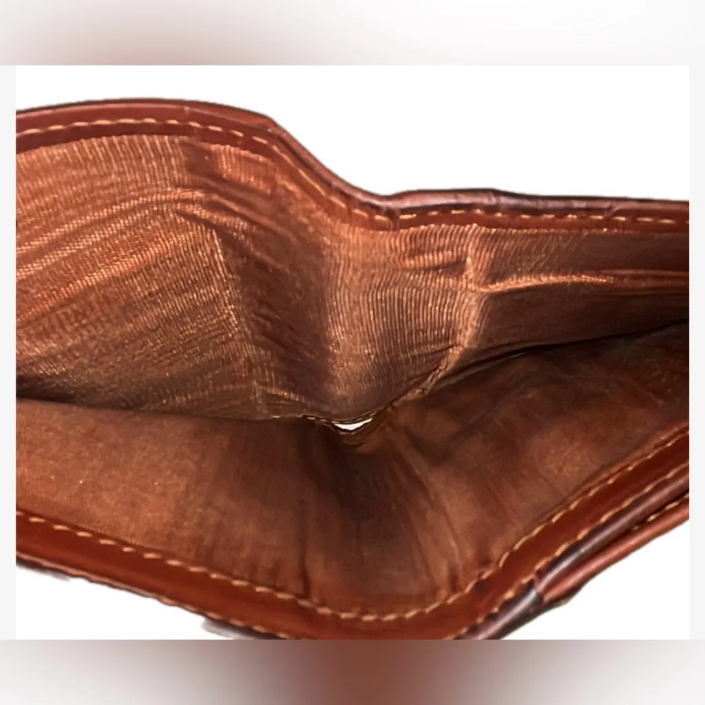 Salvatore Ferragamo Leather Double Bifold Wallet - Image 7