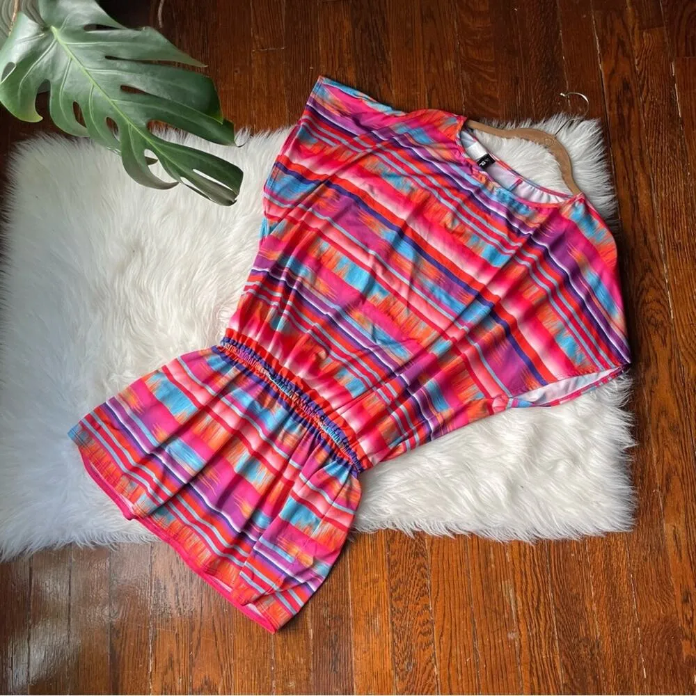 La Blanca Swim Cover Up Orange & Pink Size Small - Image 7