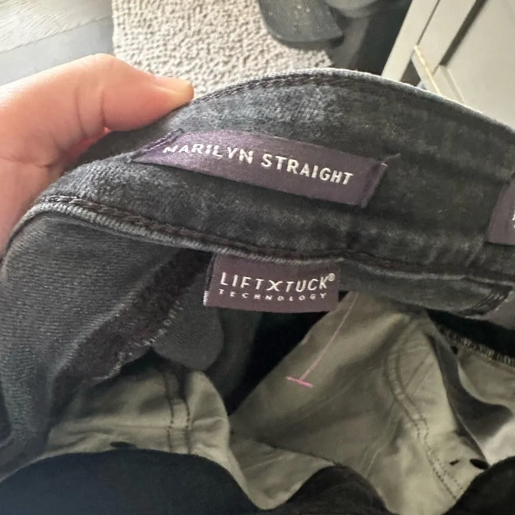 NYDJ Women’s 22W Black Marilyn Straight Jeans Stretchy Plus Size - Image 5